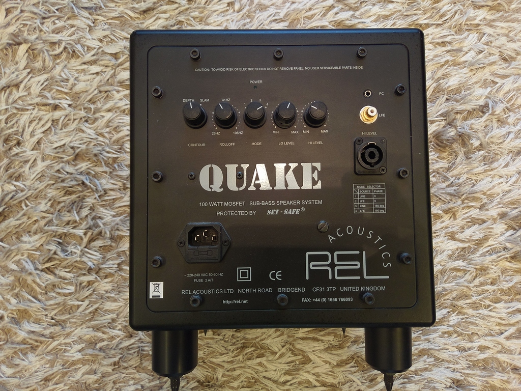 Rel store acoustics quake