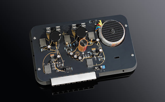 Arch Audio SWITCH-1 main pcb inside ECS OCXO