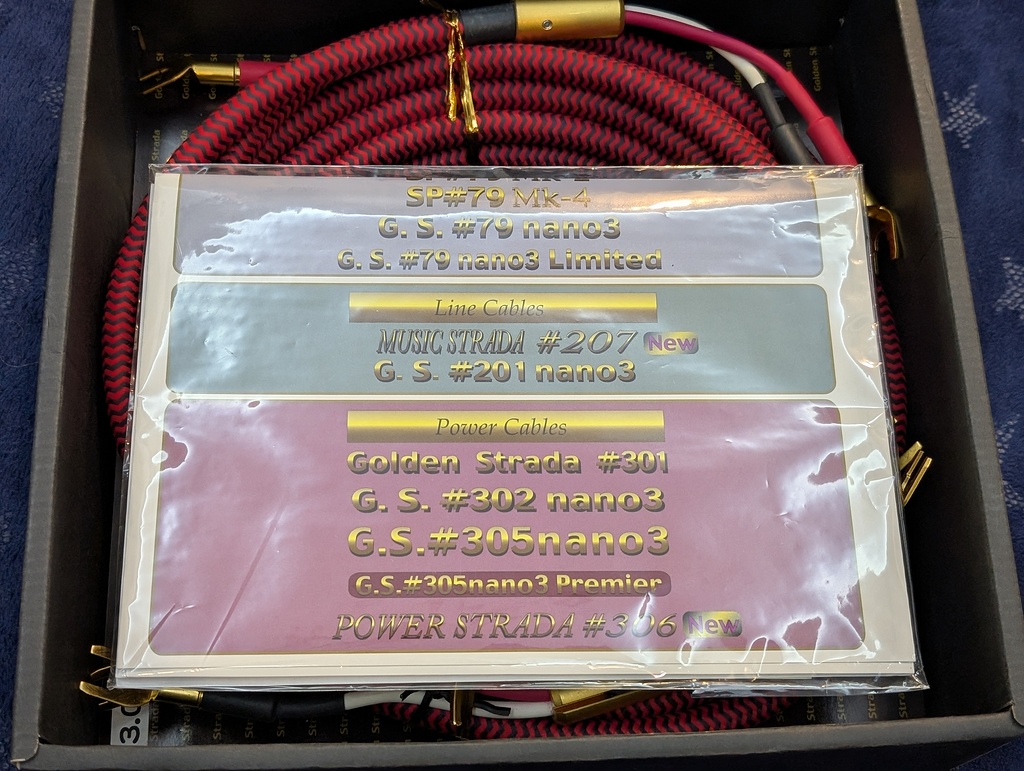 ПРОДАНО] Акустический 3m. Nanotec Systems Golden Strada Limited
