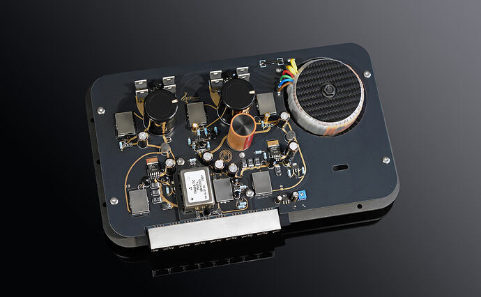 Arch Audio SWITCH-1 main pcb inside Morion OCXO