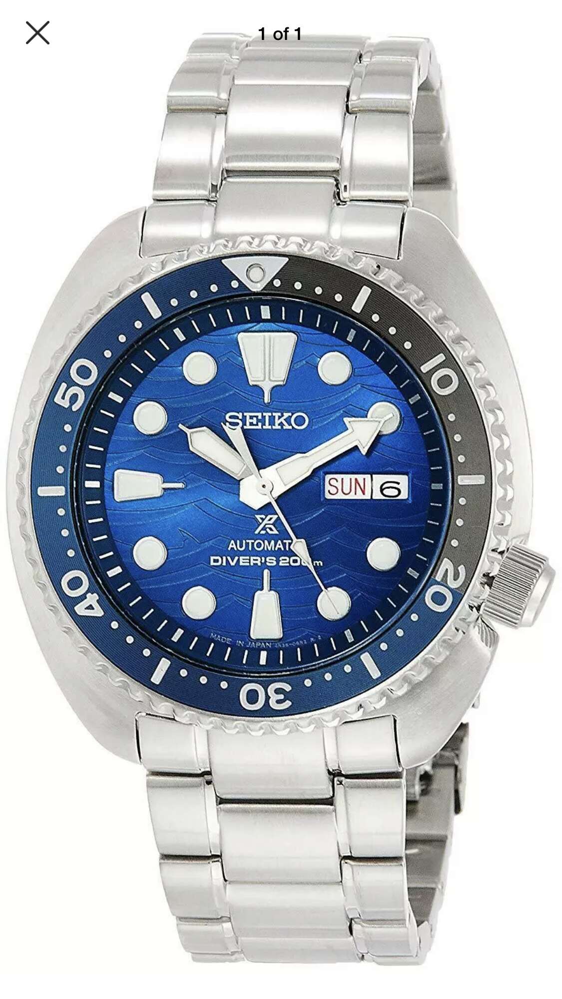 Купить Часы Seiko Turtle Srpd21j1