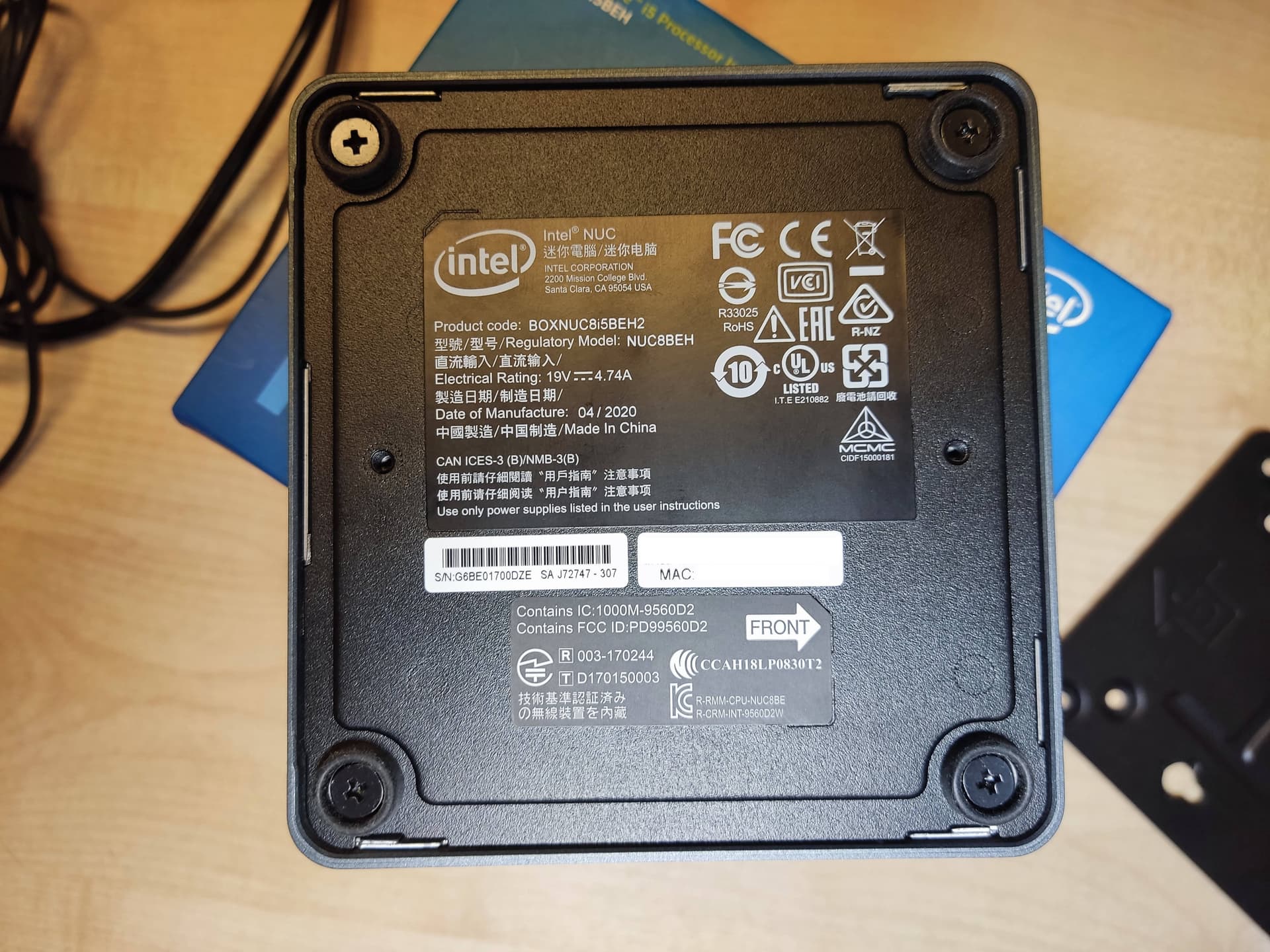 Intel hot sale nuc ssd