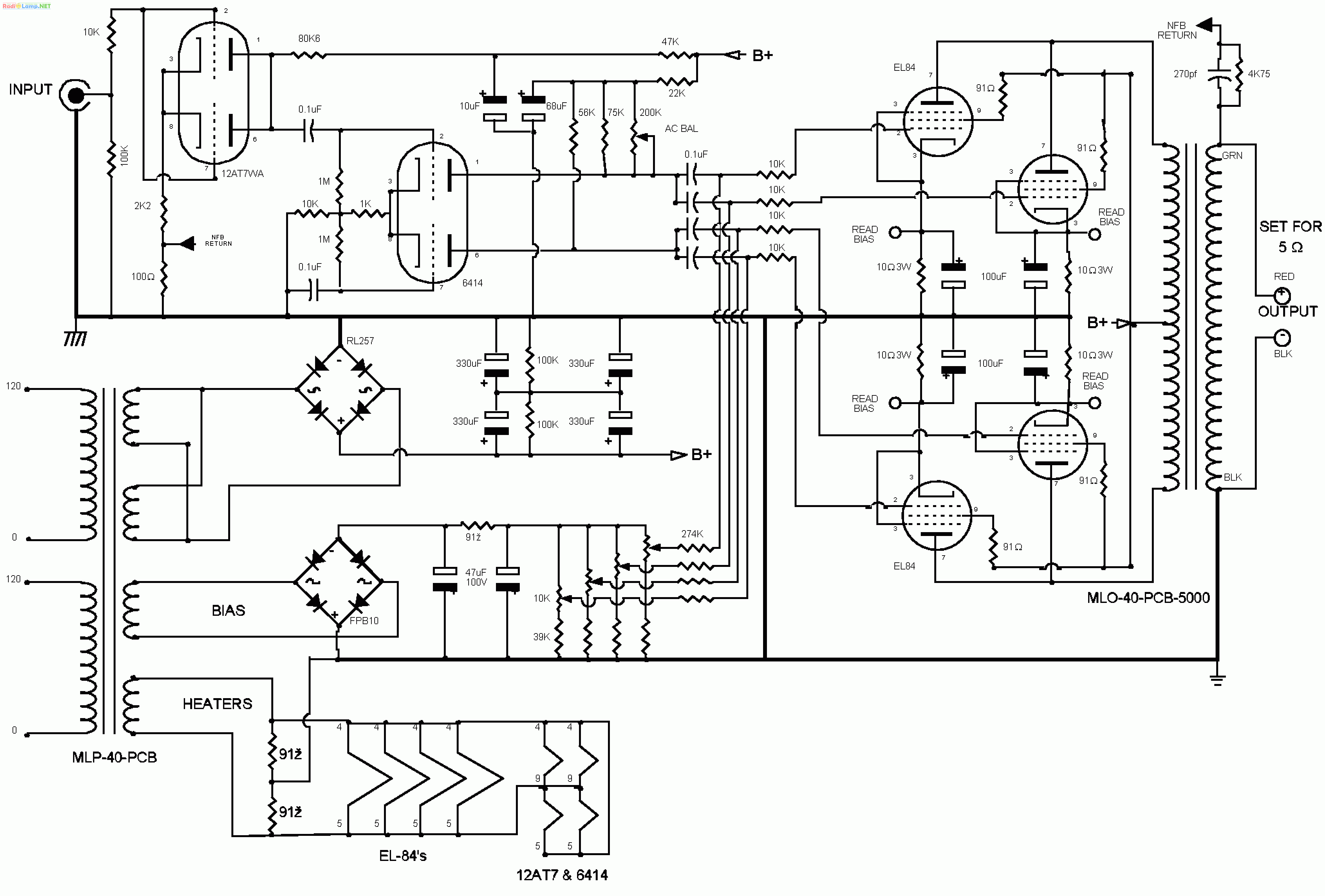 Ae 211 усилитель ламповый qualiton схема