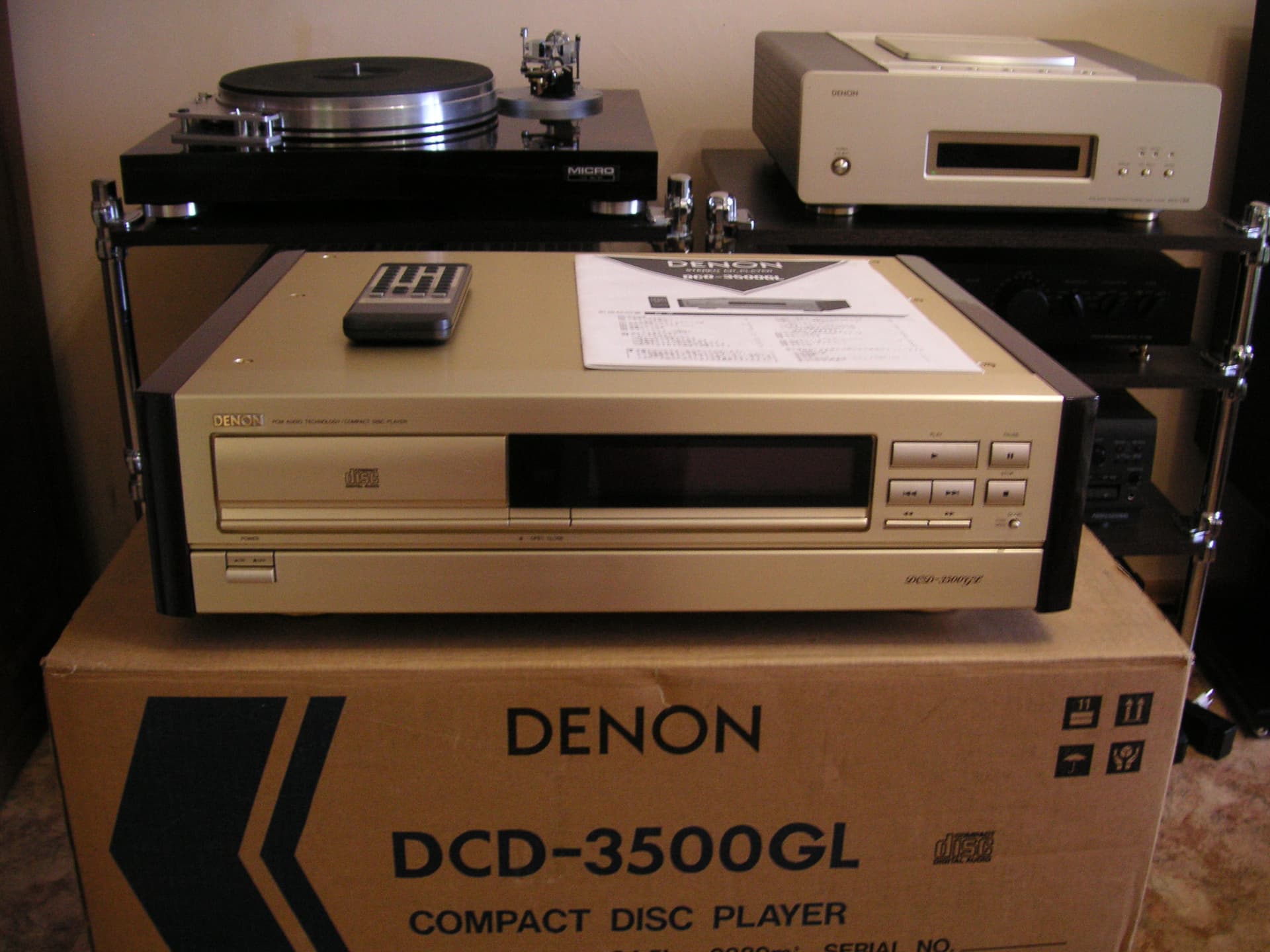 Полный проигрыватель. Nakamichi CD Player 4. Denon Prime 4 White.